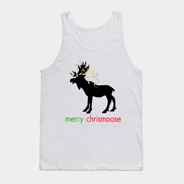 Merry Chrismoose Tank Top by CafePretzel